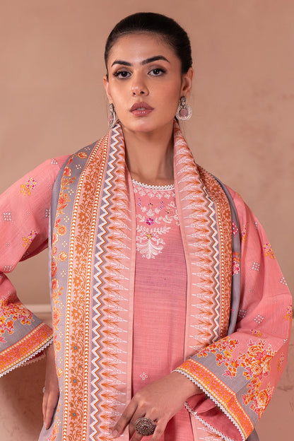 Embroidered Shirt Shalwar Dupatta - 0590