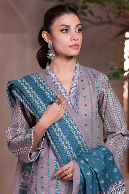 Embroidered Shirt Shalwar Dupatta - 0591