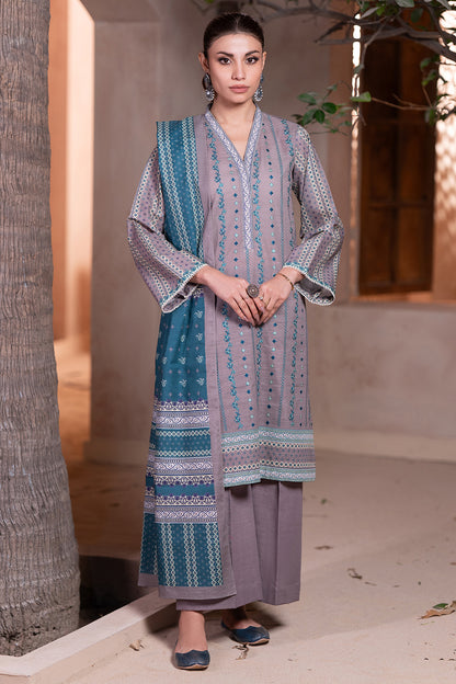 Embroidered Shirt Shalwar Dupatta - 0591