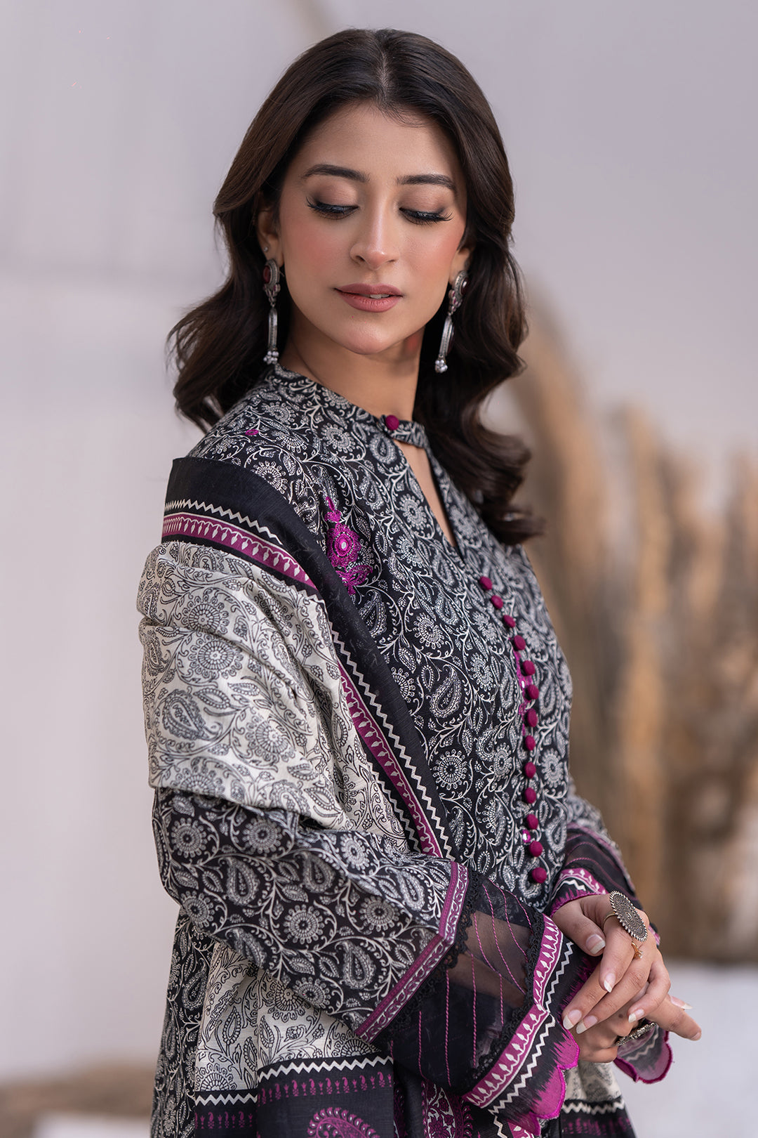 Embroidered Shirt Shalwar Dupatta - 0592