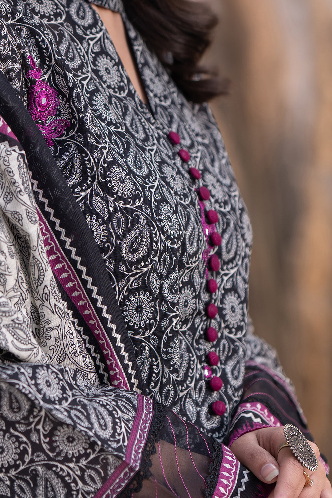 Embroidered Shirt Shalwar Dupatta - 0592