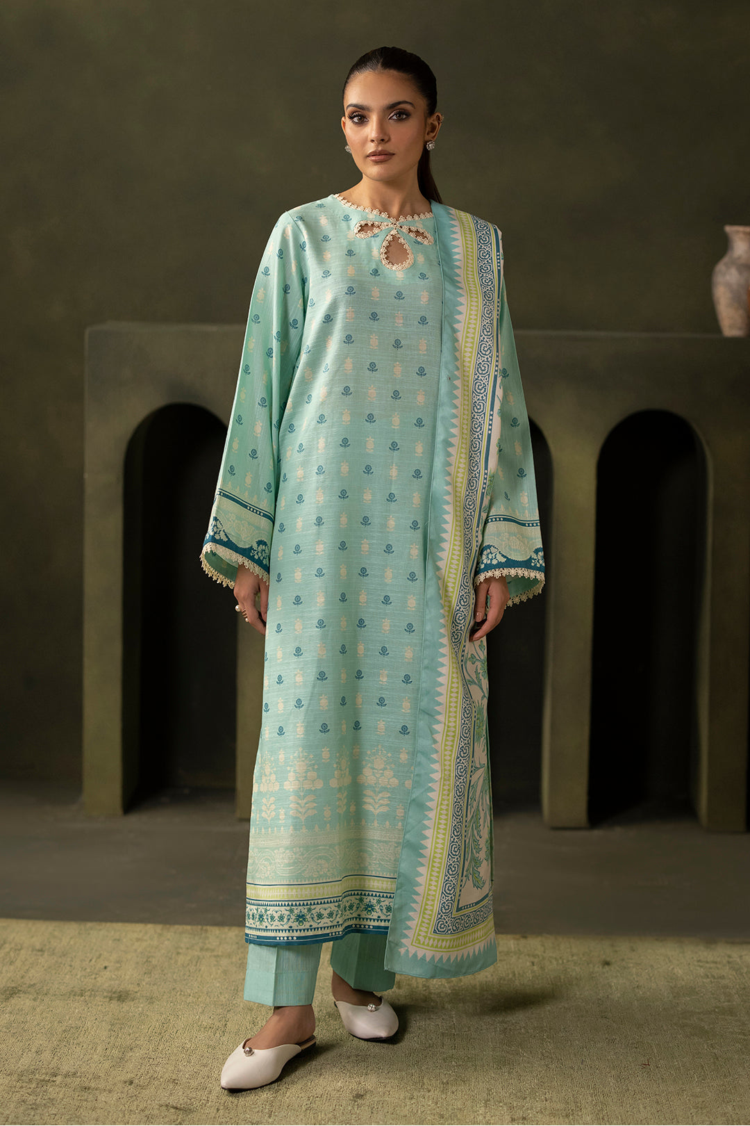 Shirt Shalwar Shawl - 0198