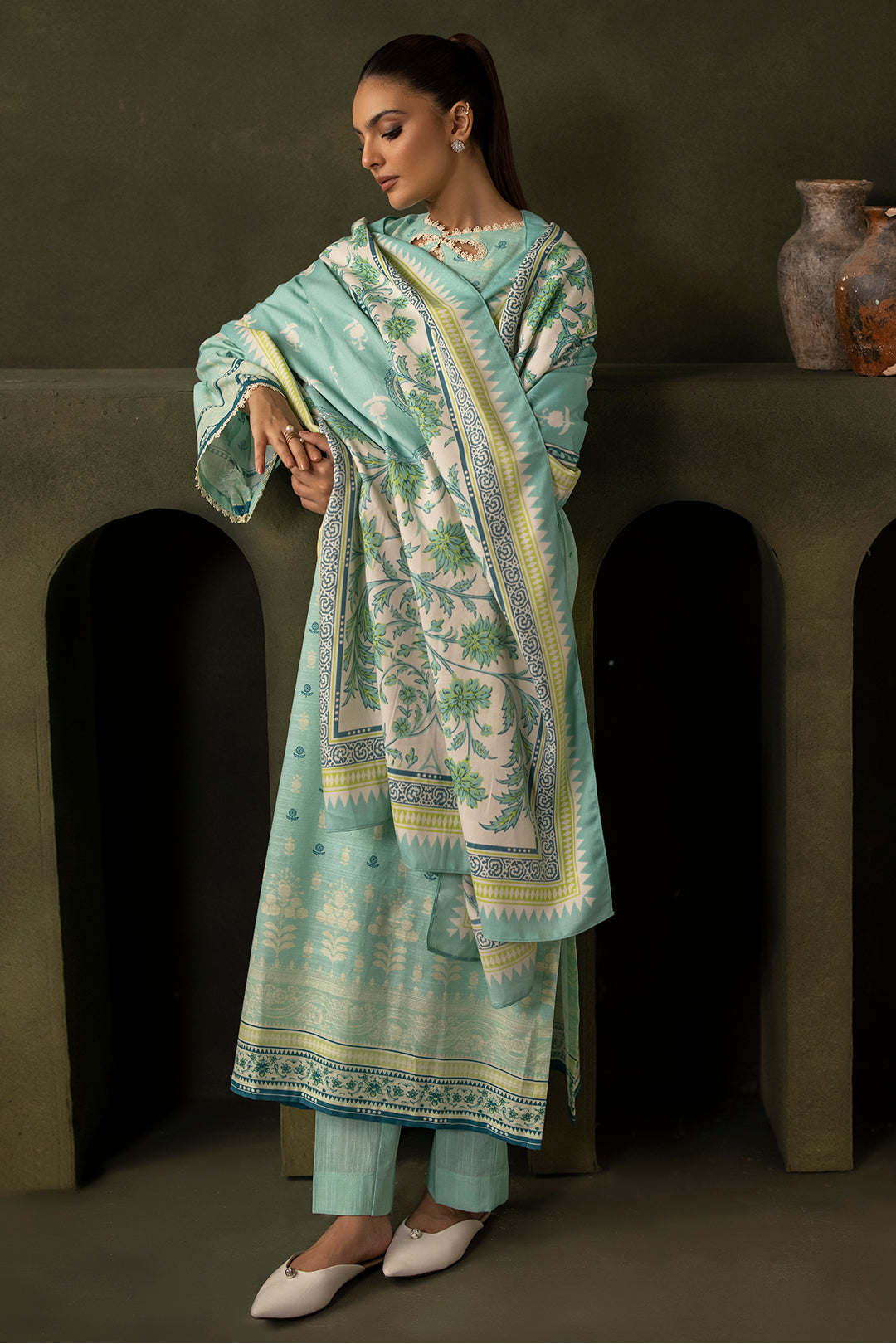 Shirt Shalwar Shawl - 0198