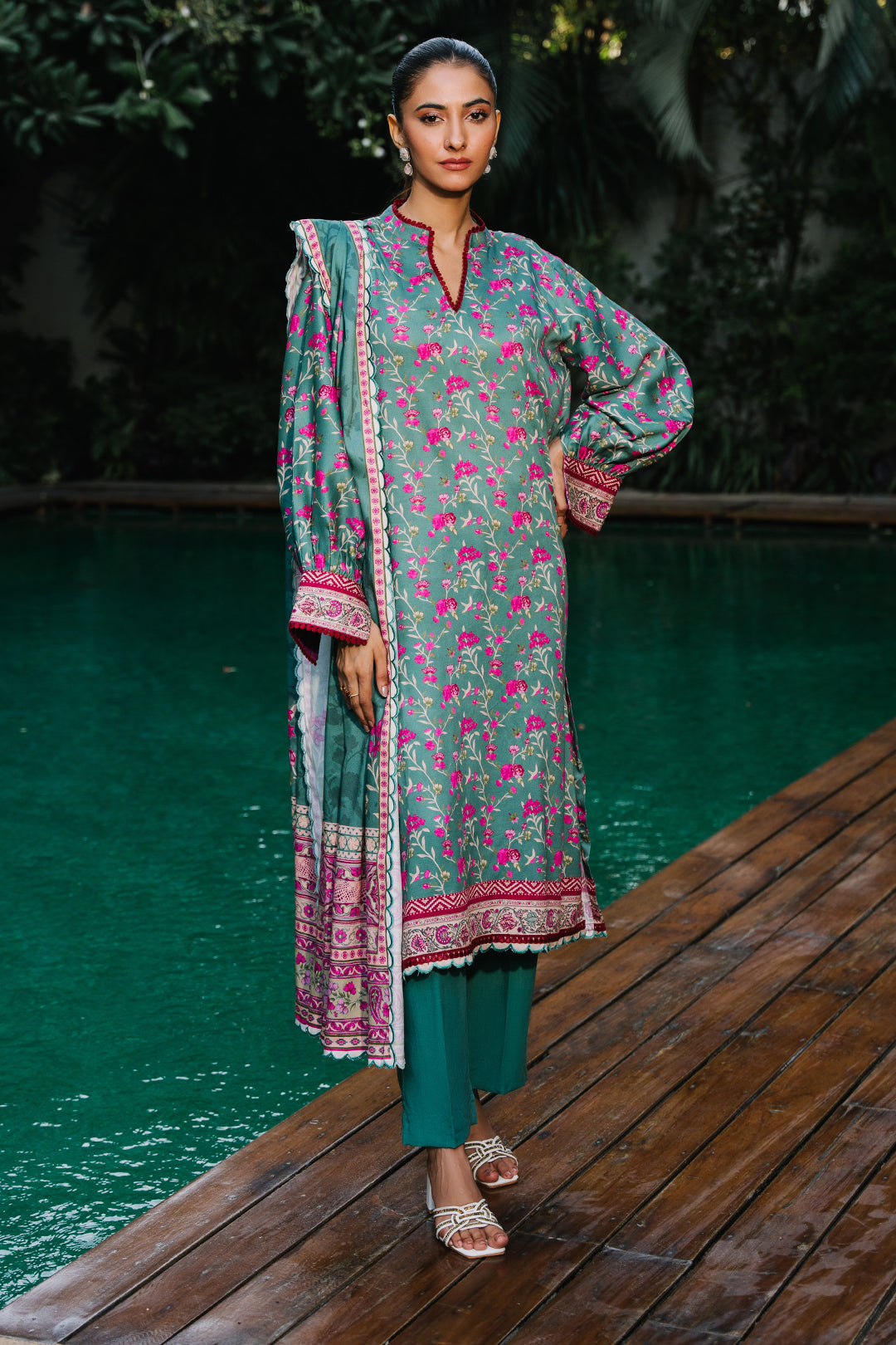 Shirt Shalwar Dupatta - 0296