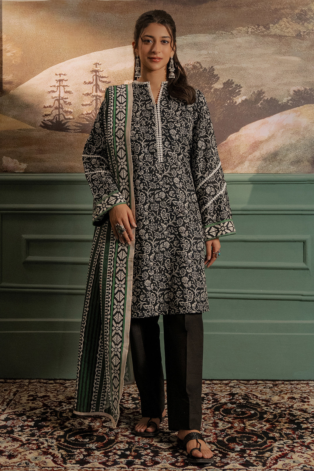 Shirt Shalwar Dupatta - 0366