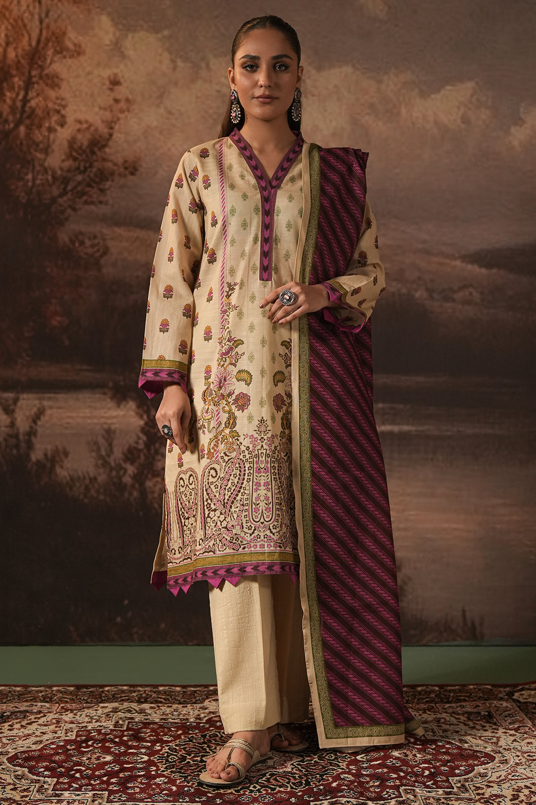 Shirt Shalwar Dupatta - 0375