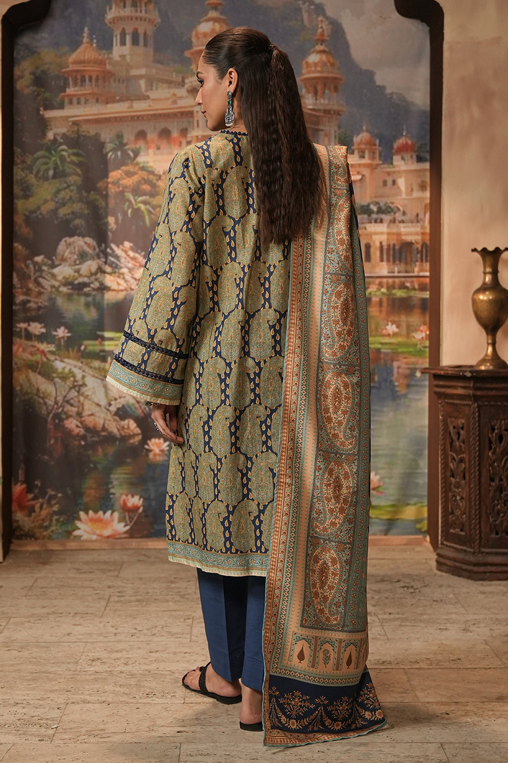 Shirt Shalwar Shawl - 0381