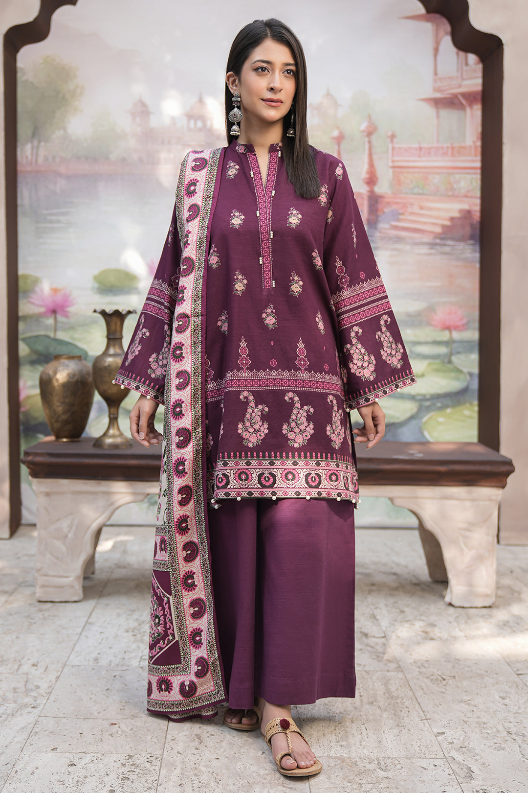 Shirt Shalwar Shawl - 0390