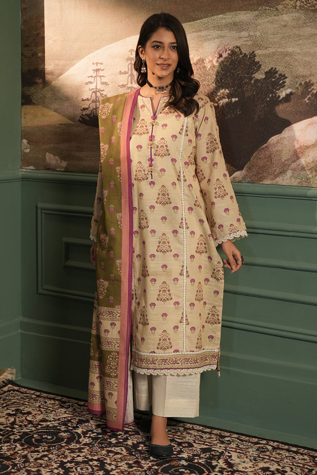 Shirt Shalwar Dupatta - 0444