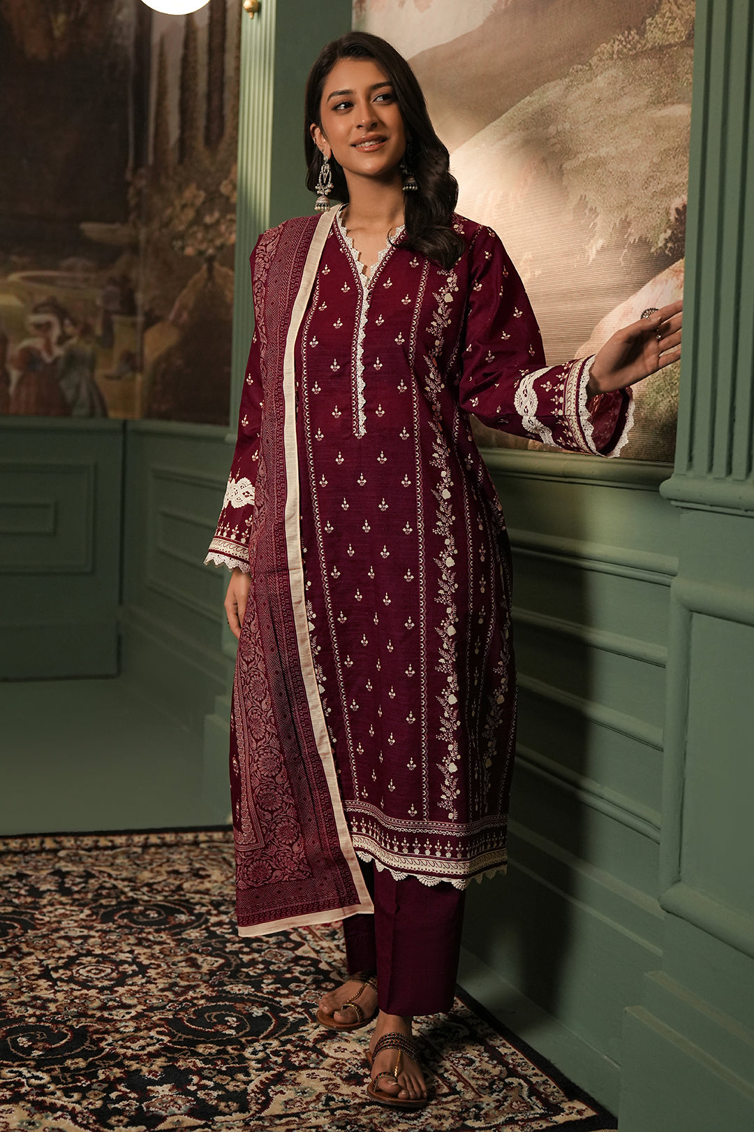 Shirt Shalwar Dupatta - 0474