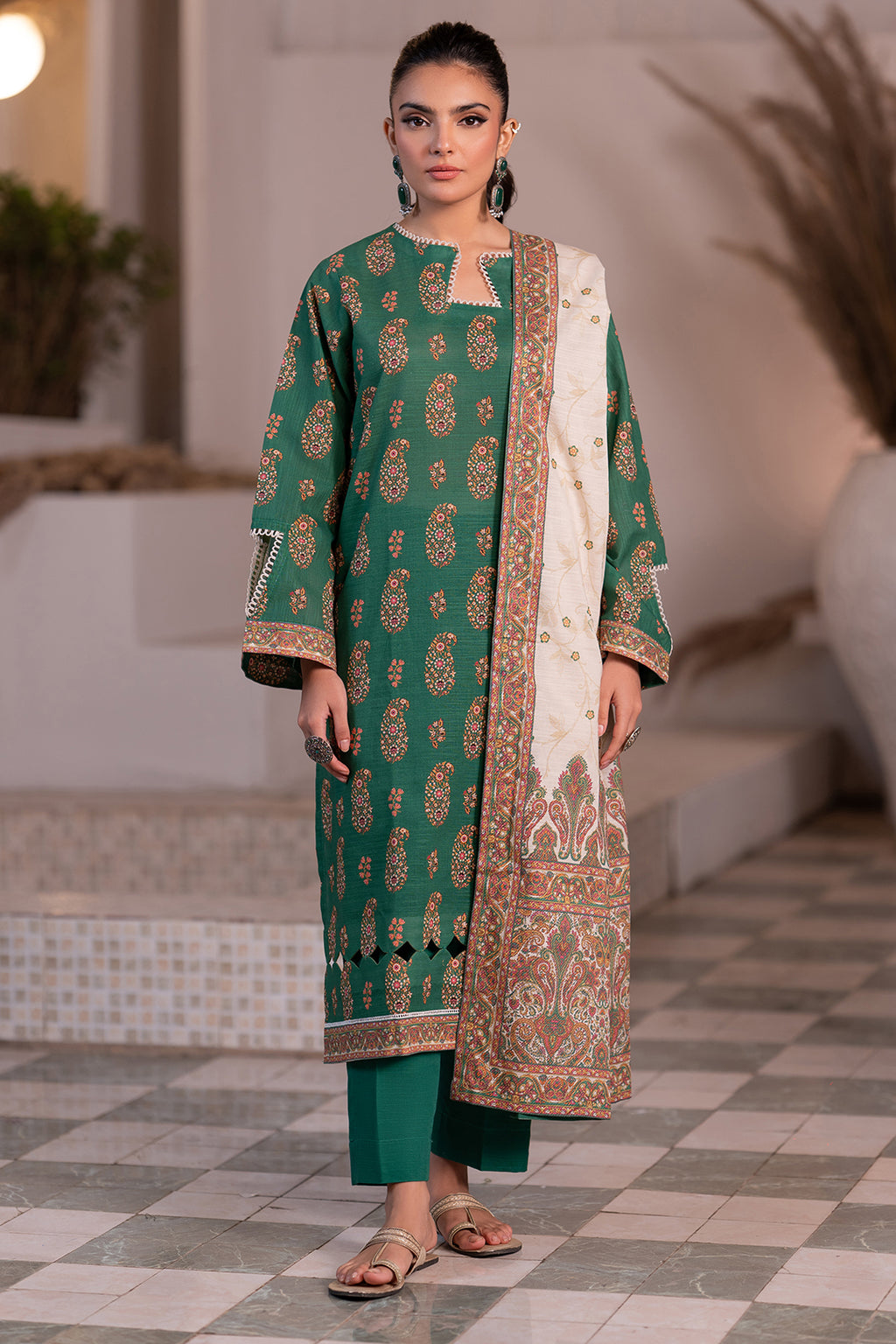 Shirt Shalwar Dupatta - 0566
