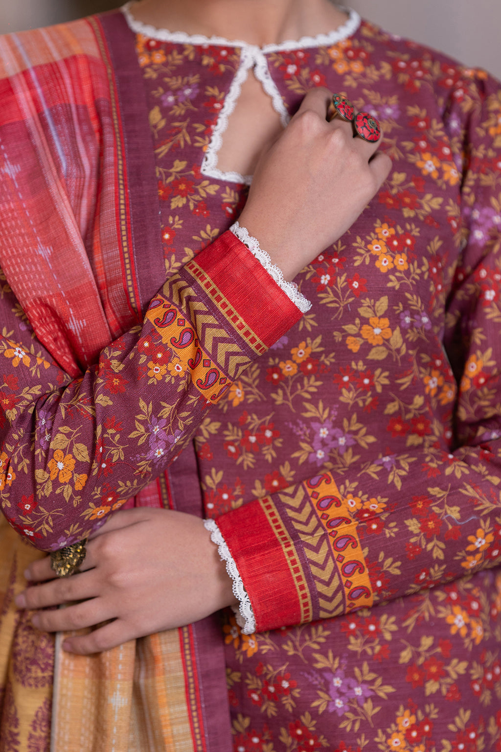 Shirt Shalwar Dupatta - 0585