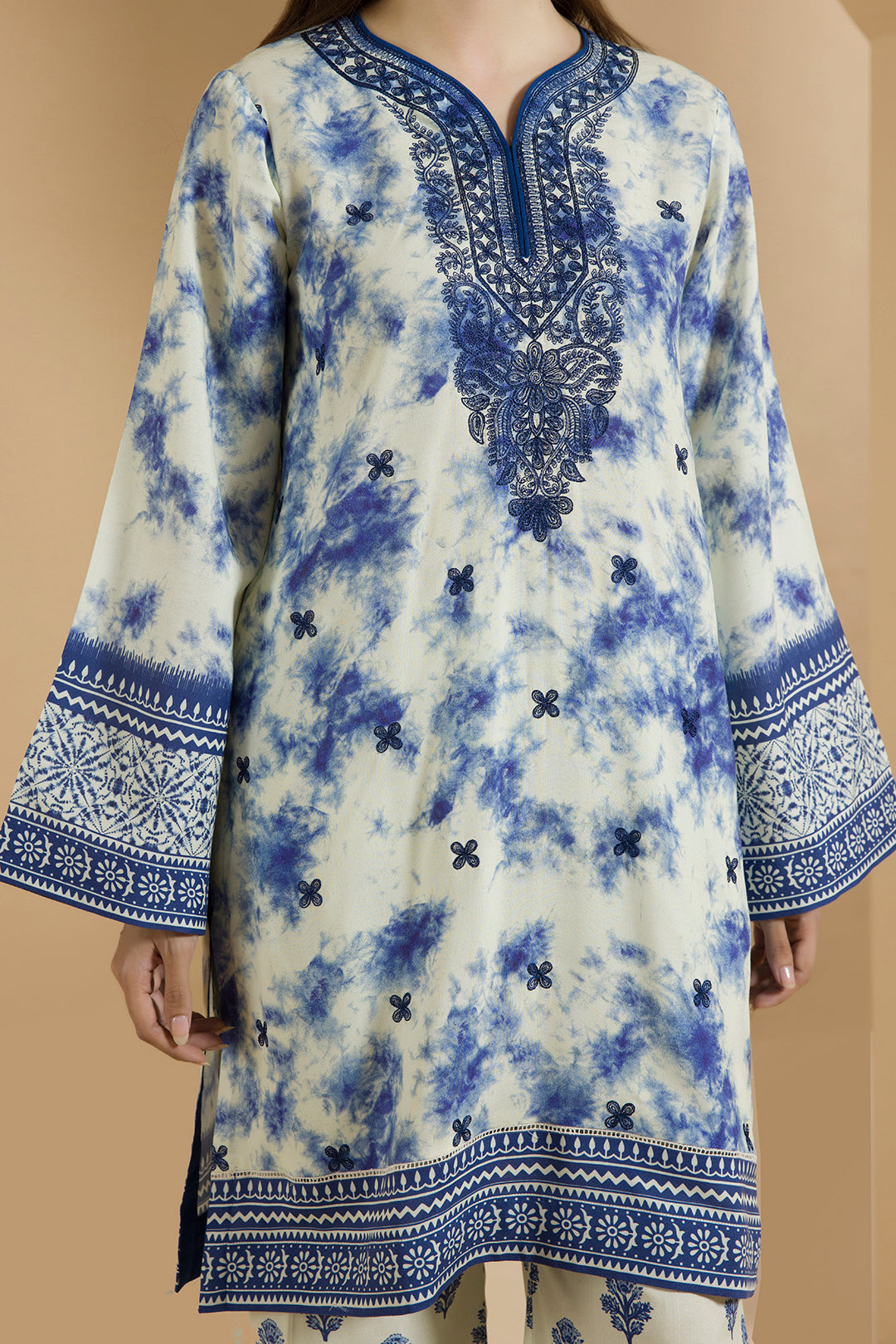 Embroidered Shirt Shalwar - 0091
