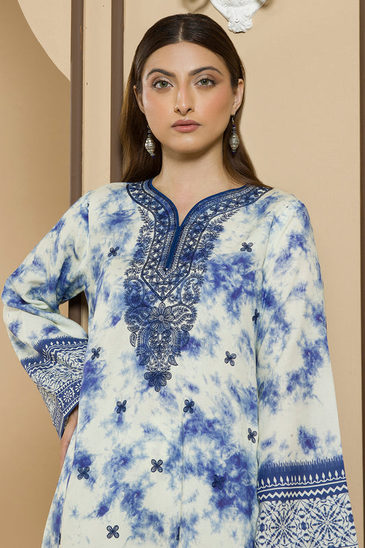 Embroidered Shirt Shalwar - 0091