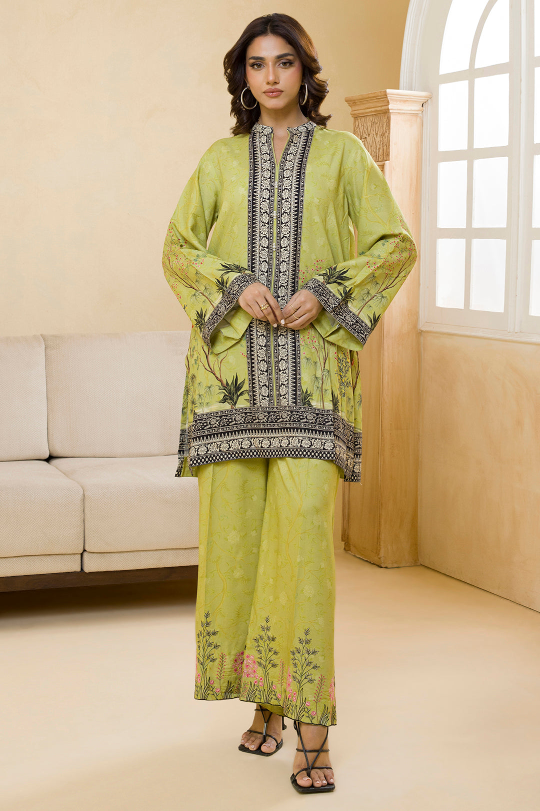 Embroidered Shirt Shalwar - 0092