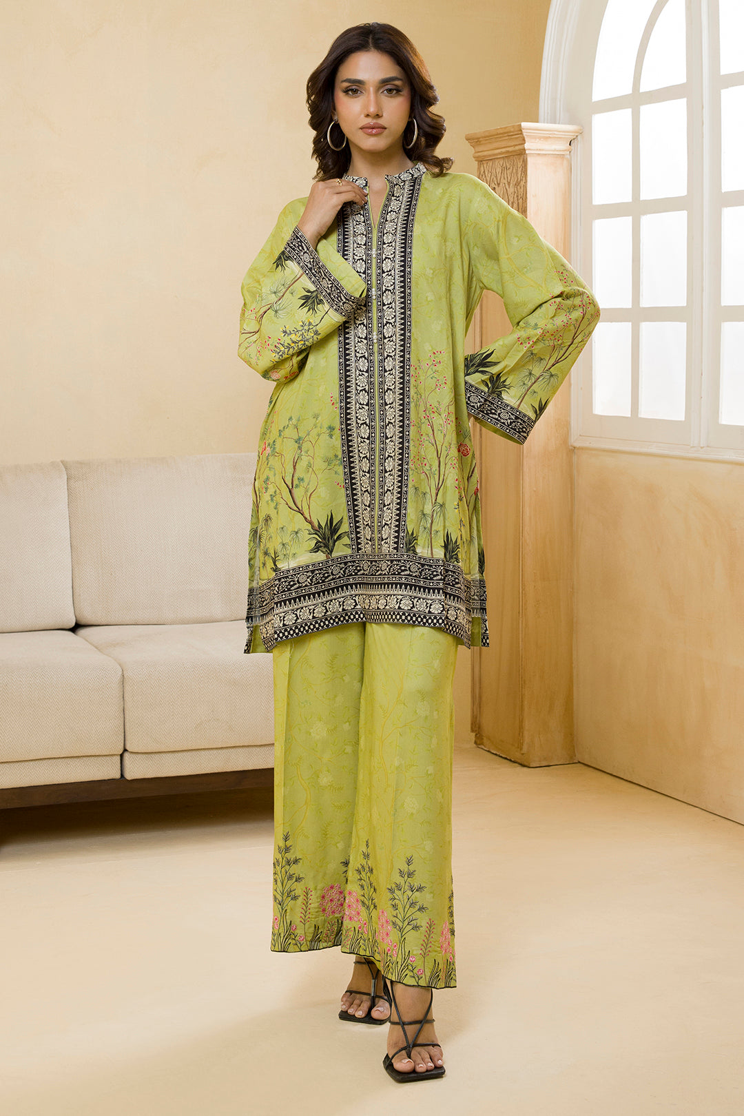 Embroidered Shirt Shalwar - 0092