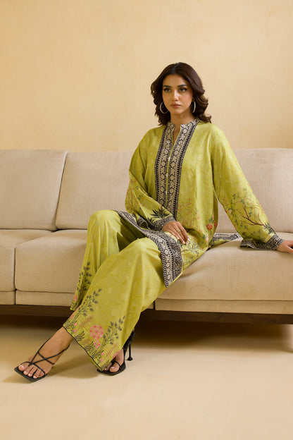 Embroidered Shirt Shalwar - 0092