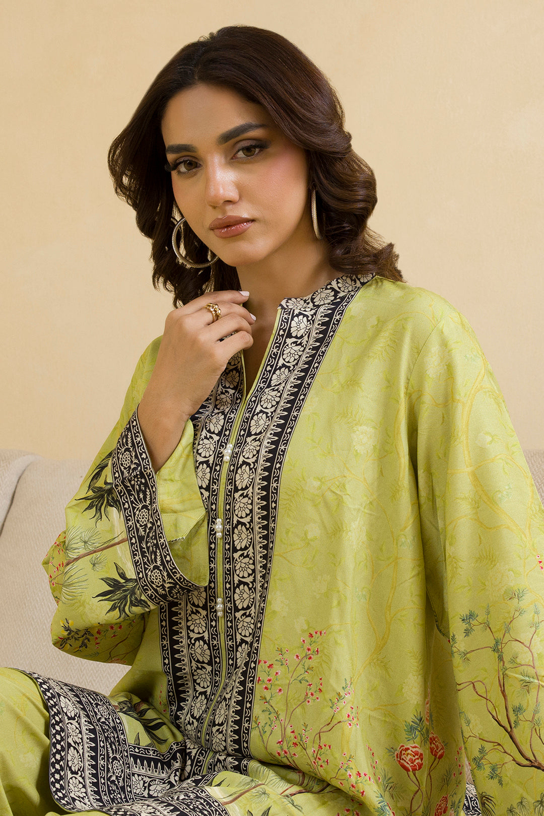 Embroidered Shirt Shalwar - 0092