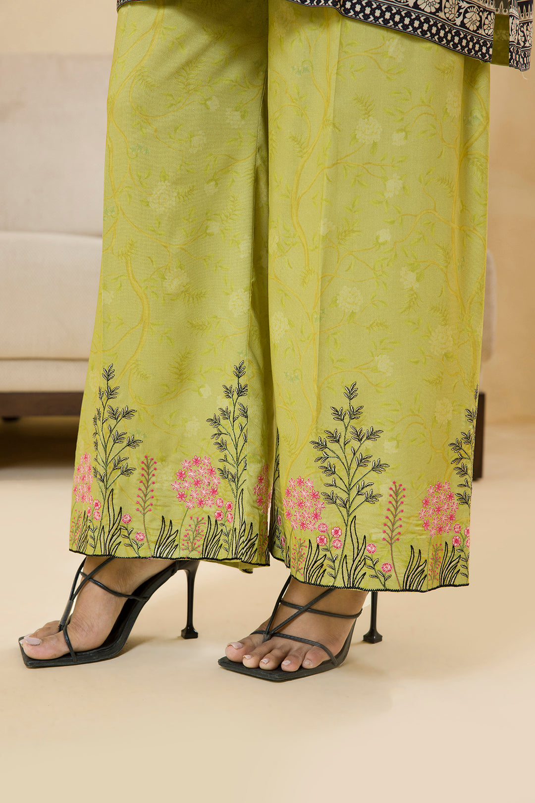 Embroidered Shirt Shalwar - 0092