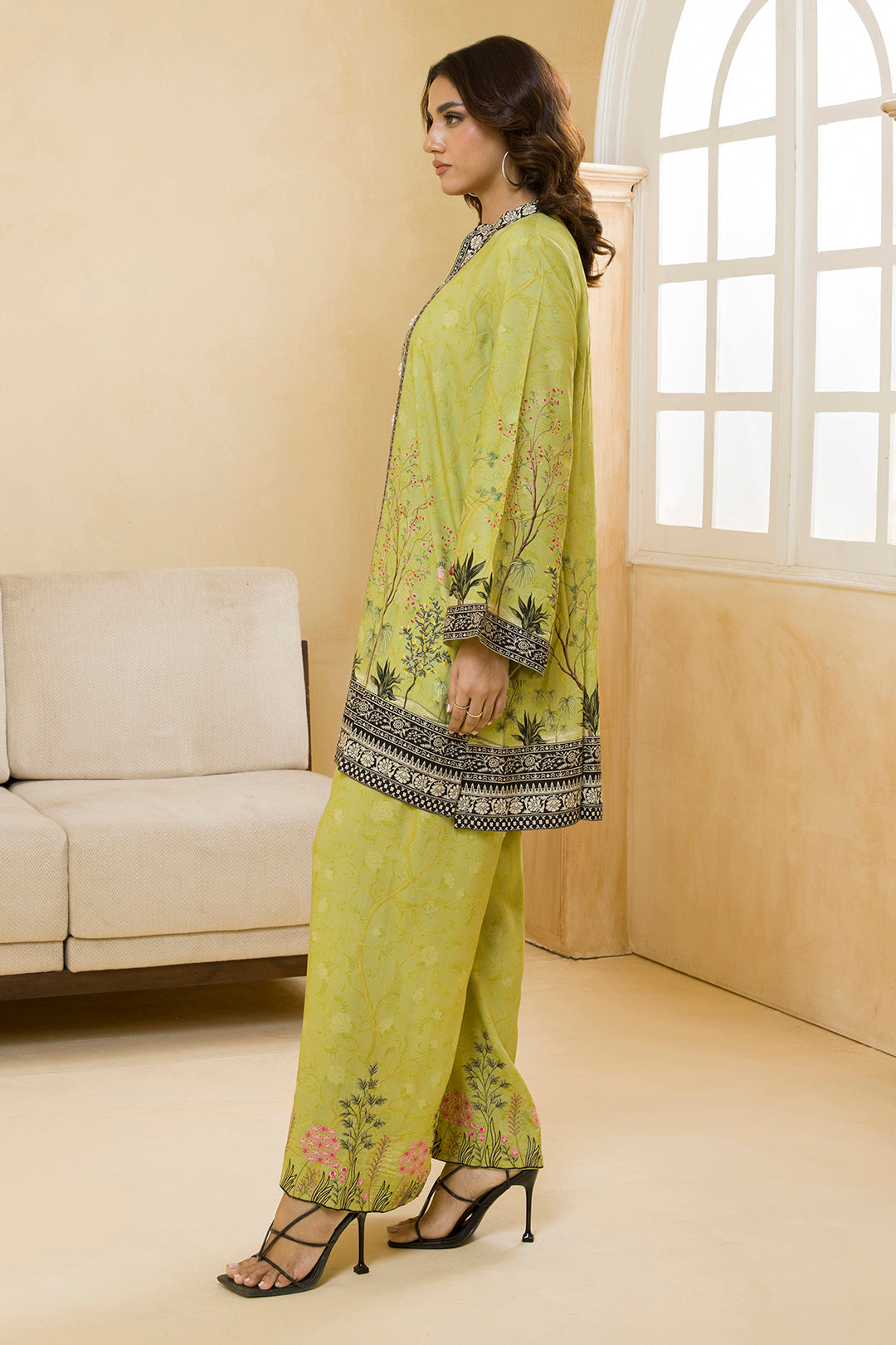 Embroidered Shirt Shalwar - 0092