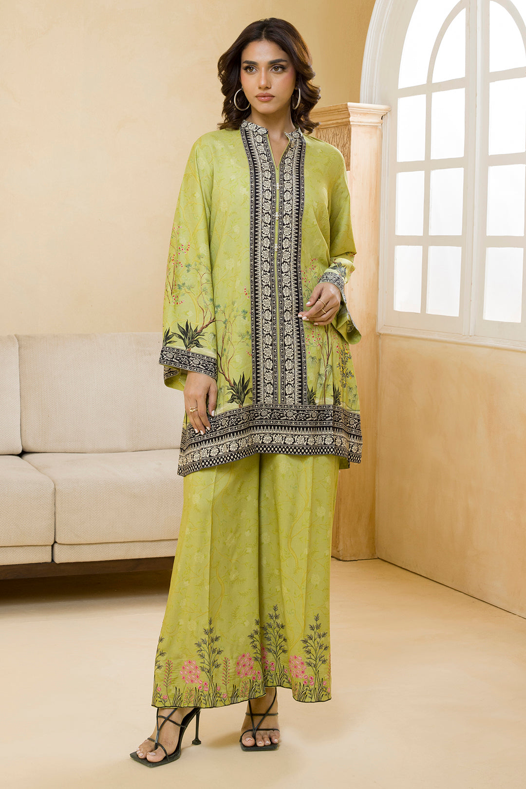 Embroidered Shirt Shalwar - 0092