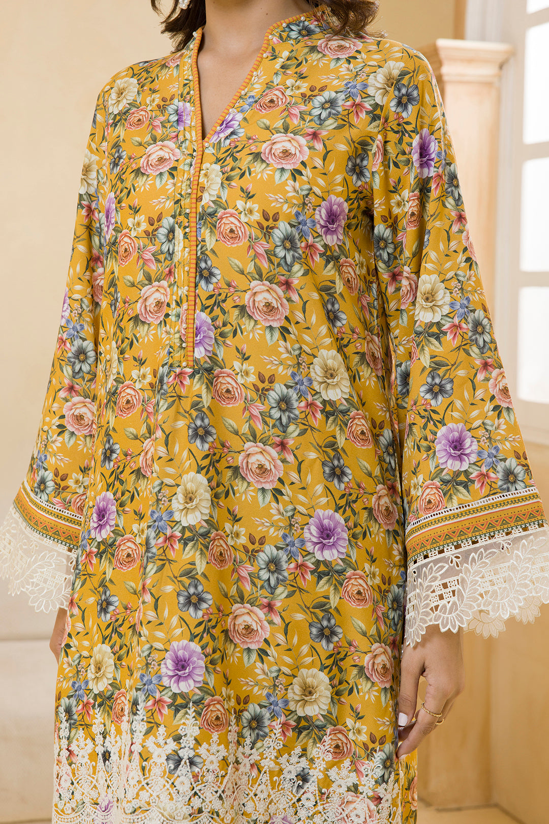 Embroidered Shirt Shalwar - 0093