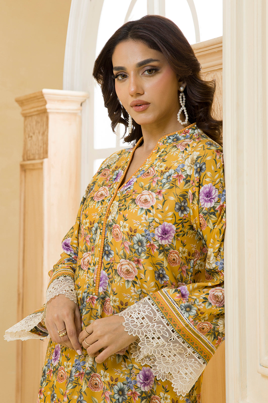 Embroidered Shirt Shalwar - 0093