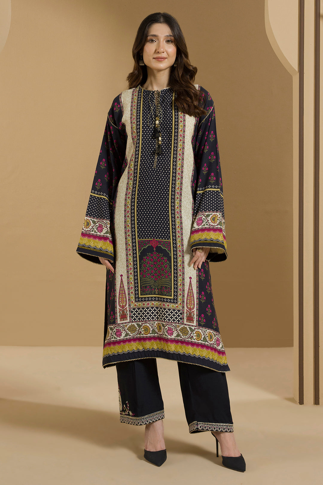 Embroidered Shirt Shalwar - 0094