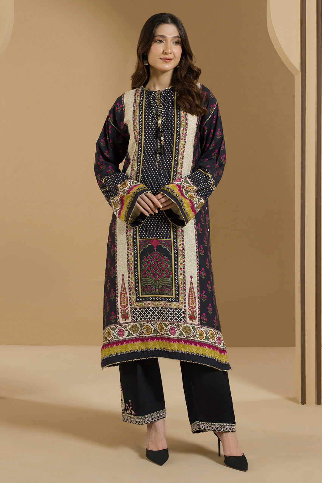Embroidered Shirt Shalwar - 0094