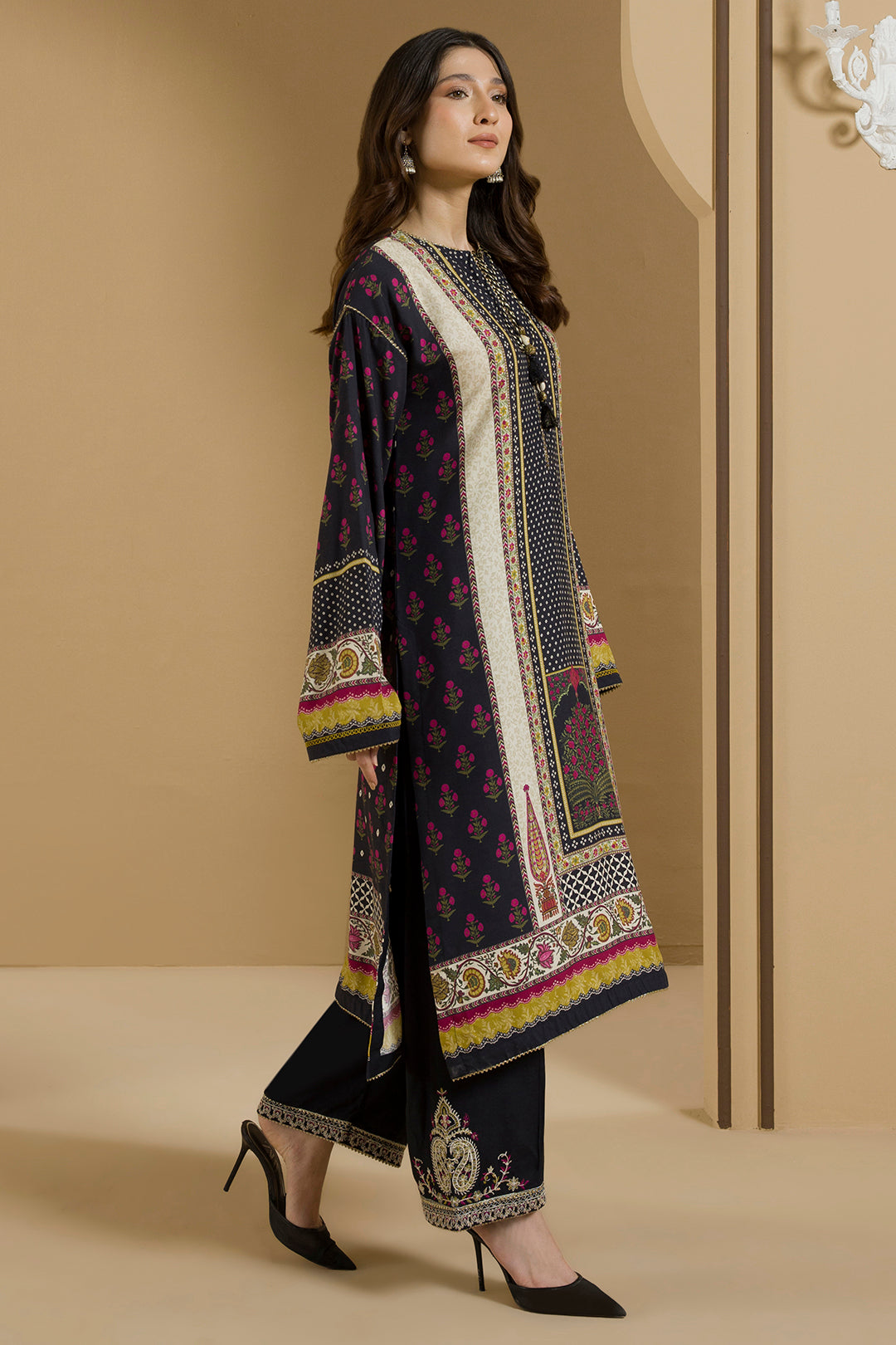 Embroidered Shirt Shalwar - 0094