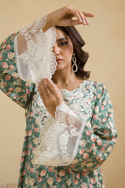 Embroidered Shirt Shalwar - 0096