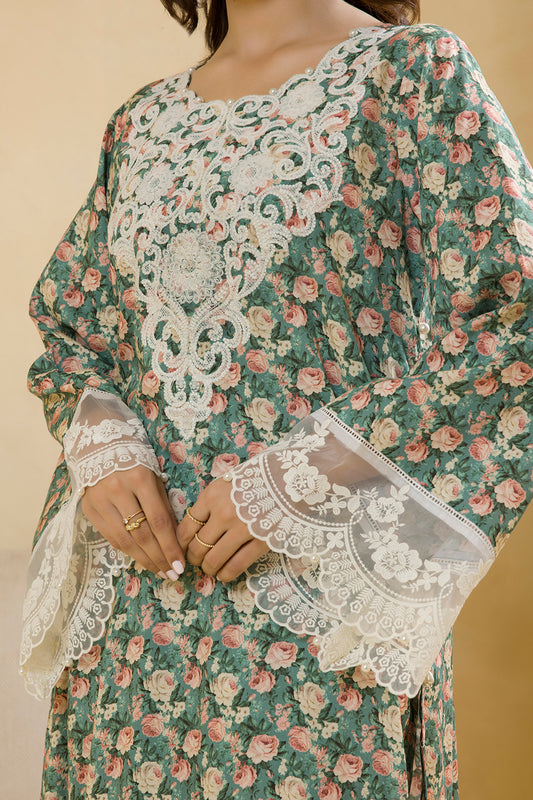 Embroidered Shirt Shalwar - 0096