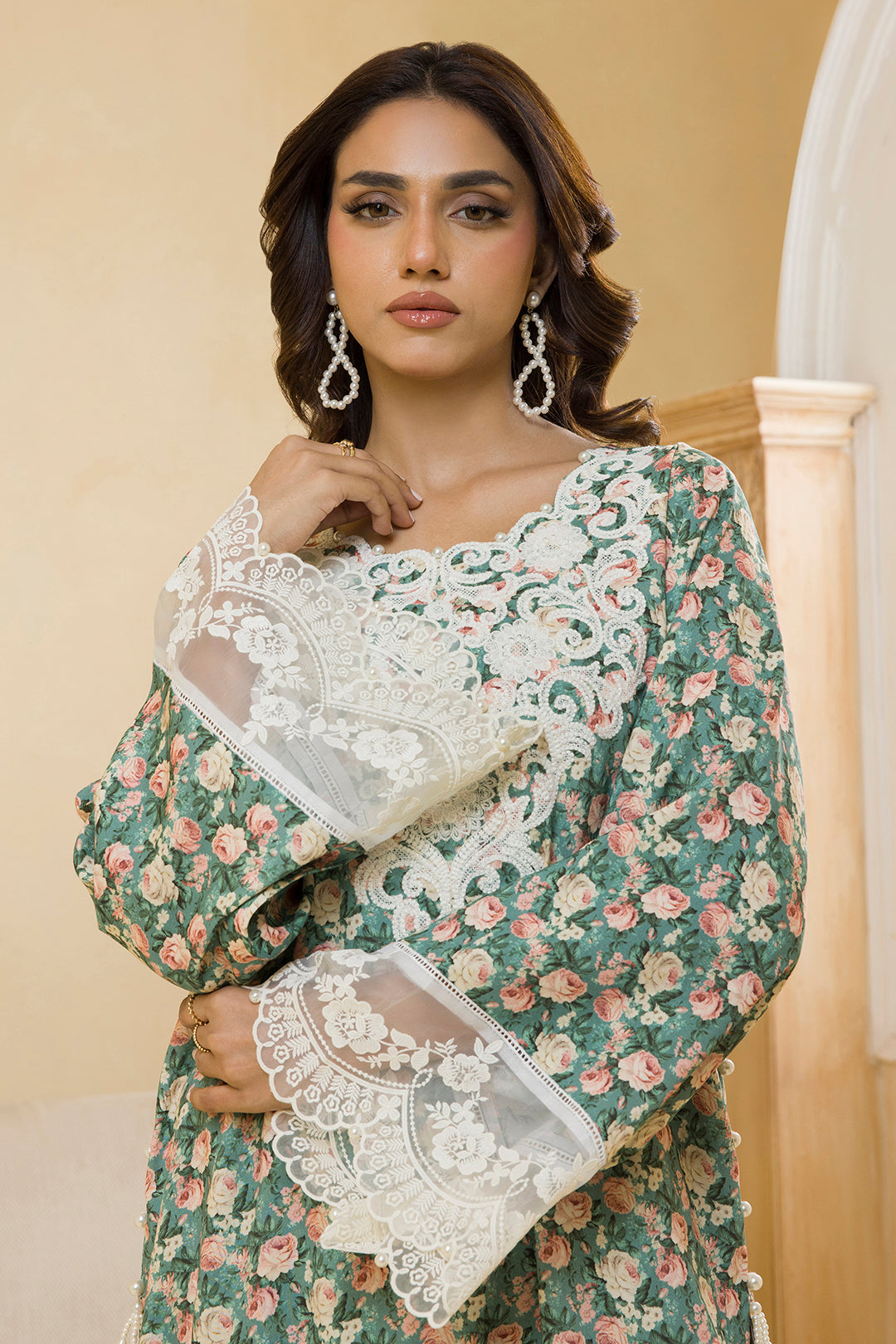 Embroidered Shirt Shalwar - 0096