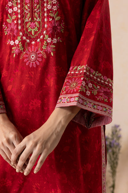 Embroidered Shirt Shalwar - 0132