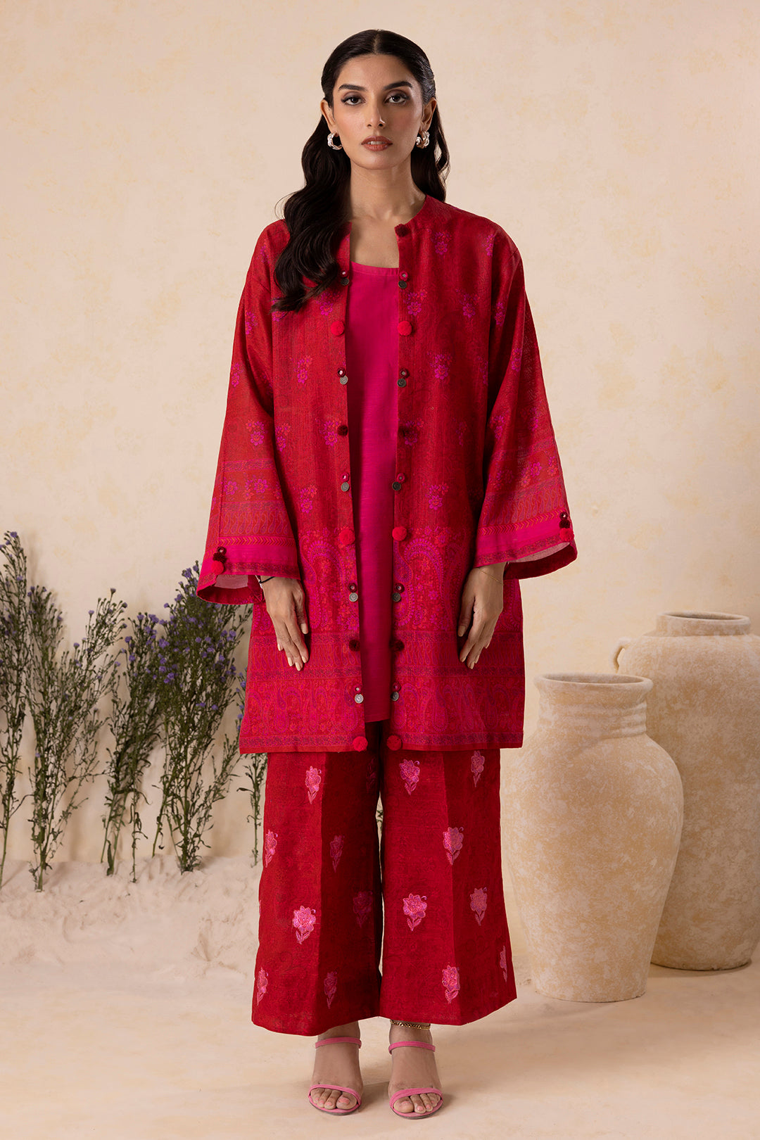Embroidered Shirt Shalwar - 0133