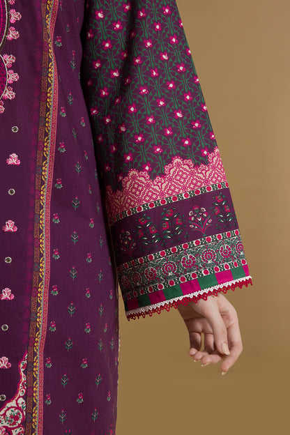 Embroidered Shirt Shalwar Dupatta - 0106