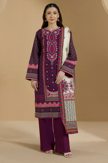 Embroidered Shirt Shalwar Dupatta - 0106