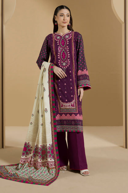 Embroidered Shirt Shalwar Dupatta - 0106