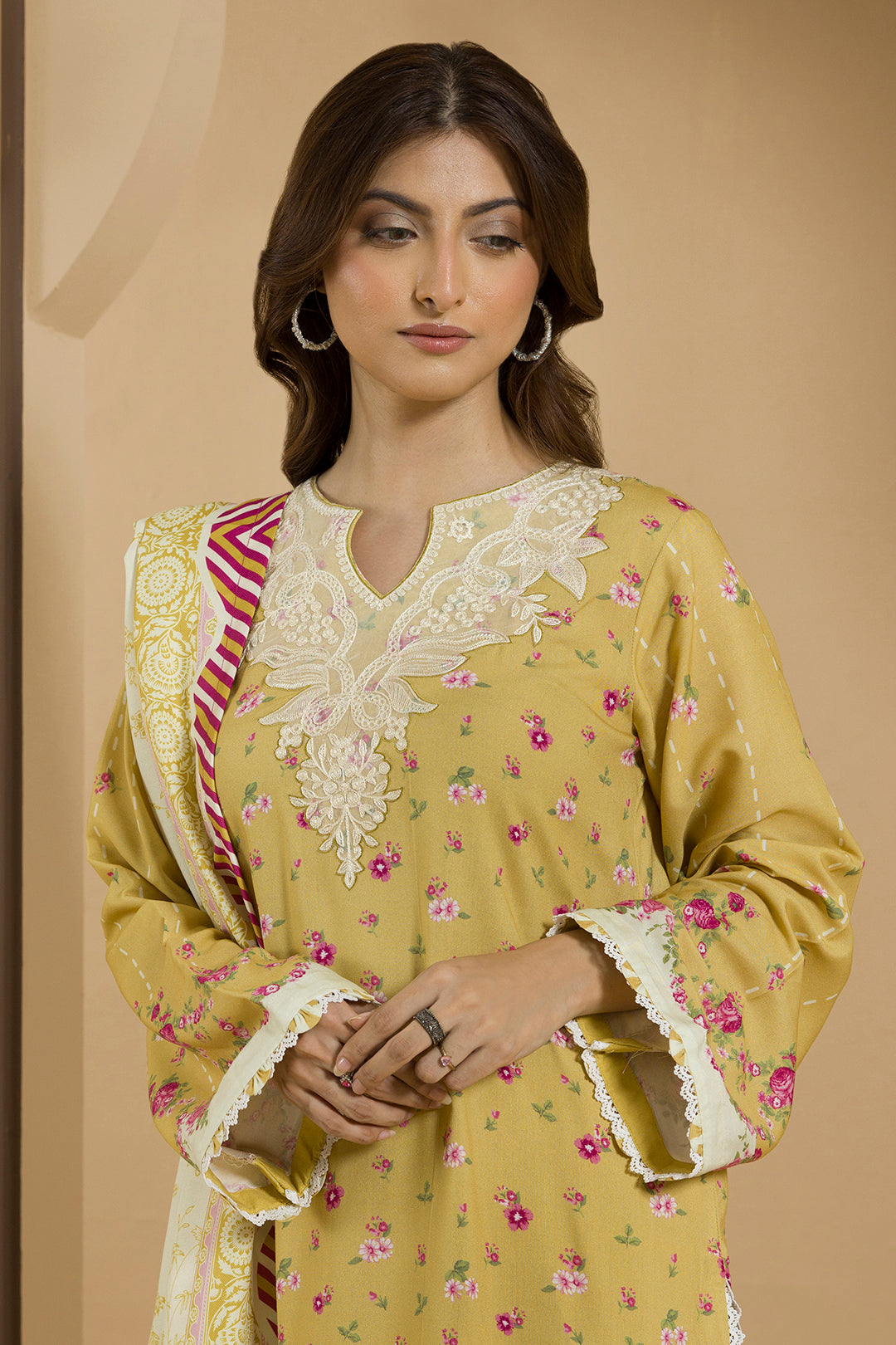 Embroidered Shirt Shalwar Dupatta - 0109