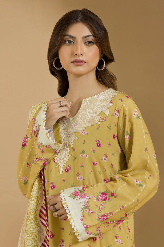 Embroidered Shirt Shalwar Dupatta - 0109