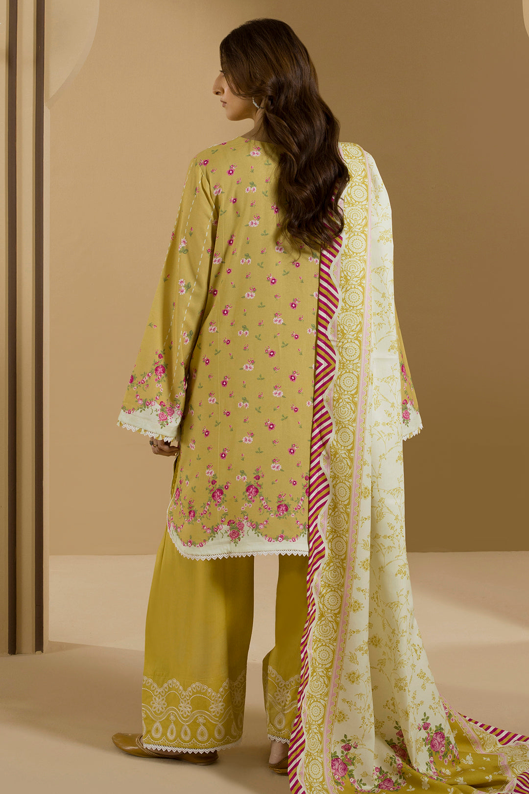 Embroidered Shirt Shalwar Dupatta - 0109