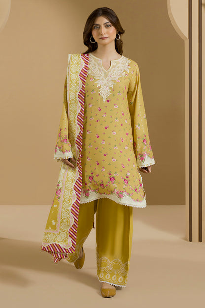 Embroidered Shirt Shalwar Dupatta - 0109