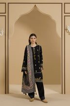 Embroidered Shirt Shalwar Dupatta - 0112