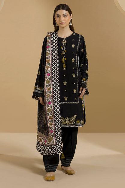 Embroidered Shirt Shalwar Dupatta - 0112