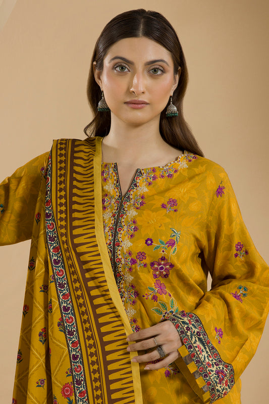 Embroidered Shirt Shalwar Dupatta - 0113