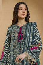 Embroidered Shirt Shalwar Dupatta - 0114
