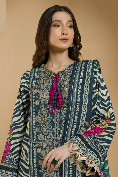 Embroidered Shirt Shalwar Dupatta - 0114
