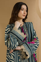 Embroidered Shirt Shalwar Dupatta - 0114