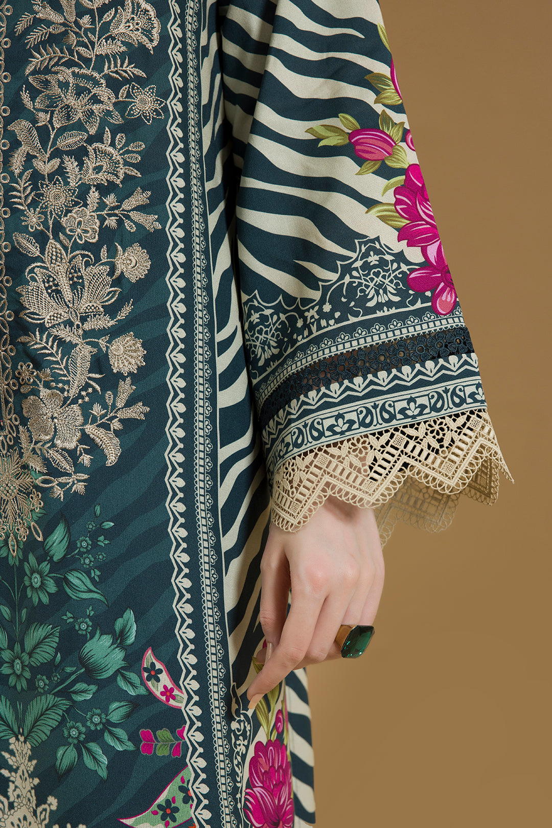Embroidered Shirt Shalwar Dupatta - 0114