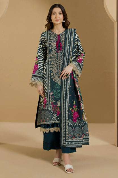 Embroidered Shirt Shalwar Dupatta - 0114